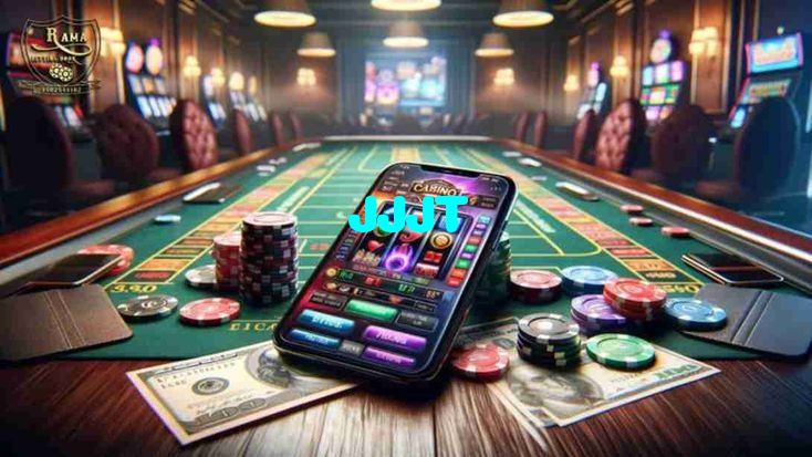 JJJT casino presented on mobile device in Pakistan with slots and live games